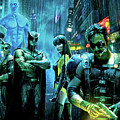 The Watchmen,nite Owl, Silk Spectre II, Roschach, Dr. Manhattan, Ozymandias, The Comedian by Thomas Pollart The Watchmen,nite Owl, Silk Spectre II, Roschach, Dr. Manhattan, Ozymandias, The Comedian by Thomas Pollart