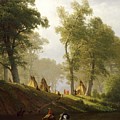 The Wolf River - Kansas by Albert Bierstadt The Wolf River - Kansas by Albert Bierstadt