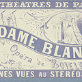 Theaters of Paris Vintage Sign Painting by Mindy Sommers