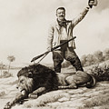 Theodore Roosevelt With Hunted Lion by War Is Hell Store Theodore Roosevelt With Hunted Lion by War Is Hell Store