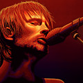 Thom Yorke of Radiohead Painting by Paul Meijering Thom Yorke of Radiohead Painting by Paul Meijering