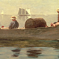 Three Boys In A Dory by Winslow Homer Three Boys In A Dory by Winslow Homer