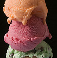 Three Scoops Of Ice Cream by Garry Gay Three Scoops Of Ice Cream by Garry Gay