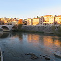 Tiber River Early Morning by Laurie Morgan Tiber River Early Morning by Laurie Morgan