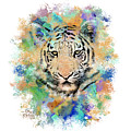 Tiger 3 Digital Art by Lucie Dumas Tiger 3 Digital Art by Lucie Dumas