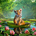 Tiger Lily 1 Digital Art by Jerry LoFaro Tiger Lily 1 Digital Art by Jerry LoFaro