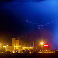 To The Right Budweiser Lightning Strike Photograph by James BO Insogna To The Right Budweiser Lightning Strike Photograph by James BO Insogna
