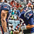Tom Brady Art 4 Painting by Joe Hamilton Tom Brady Art 4 Painting by Joe Hamilton