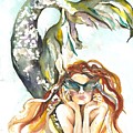 Too Cool Mermaid Painting by Norah Daily Too Cool Mermaid Painting by Norah Daily