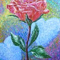 Touched by a Rose Painting by Amelie Simmons Touched by a Rose Painting by Amelie Simmons