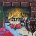 Toxic Romance Painting by Amelie Simmons Toxic Romance Painting by Amelie Simmons