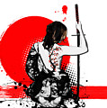 Female Samurai Digital Art by Nicklas Gustafsson Female Samurai Digital Art by Nicklas Gustafsson