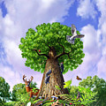 Tree of Life Painting by Jerry LoFaro Tree of Life Painting by Jerry LoFaro