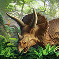 Triceratops Digital Art by Jerry LoFaro Triceratops Digital Art by Jerry LoFaro