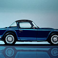 Triumph Tr5 1968 Painting by Paul Meijering Triumph Tr5 1968 Painting by Paul Meijering