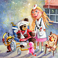 Truffle McFurry And The Minion Painting by Miki De Goodaboom Truffle McFurry And The Minion Painting by Miki De Goodaboom