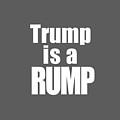 Trump Is A Rump Tee by Edward Fielding Trump Is A Rump Tee by Edward Fielding