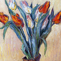 Tulips Painting by Claude Monet Tulips Painting by Claude Monet