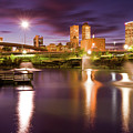 Tulsa Lights - Centennial Park View Photograph by Gregory Ballos Tulsa Lights - Centennial Park View Photograph by Gregory Ballos
