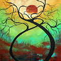 Twisting Love II Original Painting by MADART Painting by Megan Duncanson Twisting Love II Original Painting by MADART Painting by Megan Duncanson