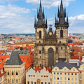 Tyn Cathedral in Prague by Anastasy Yarmolovich