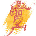 Tyreek Hill Kansas City Chiefs Water Color Art 2 by Joe Hamilton Tyreek Hill Kansas City Chiefs Water Color Art 2 by Joe Hamilton