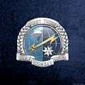 U. S. Air Force Combat Control Teams - Combat Controller C C T Badge over Blue Velvet Digital Art by Serge Averbukh U. S. Air Force Combat Control Teams - Combat Controller C C T Badge over Blue Velvet Digital Art by Serge Averbukh