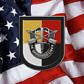 U. S. Army 3rd Special Forces Group - 3 S F G Beret Flash over American Flag Digital Art by Serge Averbukh U. S. Army 3rd Special Forces Group - 3 S F G Beret Flash over American Flag Digital Art by Serge Averbukh