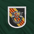 U. S. Army 5th Special Forces Group Vietnam - 5 S F G Beret Flash over Green Beret Felt Digital Art by Serge Averbukh U. S. Army 5th Special Forces Group Vietnam - 5 S F G Beret Flash over Green Beret Felt Digital Art by Serge Averbukh