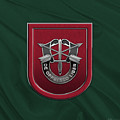 U. S. Army 7th Special Forces Group - 7 S F G Beret Flash over Green Beret Felt Digital Art by Serge Averbukh U. S. Army 7th Special Forces Group - 7 S F G Beret Flash over Green Beret Felt Digital Art by Serge Averbukh