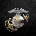 U S M C Eagle Globe and Anchor - C O and Warrant Officer E G A over Black Velvet Digital Art by Serge Averbukh U S M C Eagle Globe and Anchor - C O and Warrant Officer E G A over Black Velvet Digital Art by Serge Averbukh