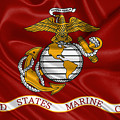 U. S. Marines - U S M C Corps Flag Digital Art by Serge Averbukh U. S. Marines - U S M C Corps Flag Digital Art by Serge Averbukh