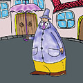 Umbrella man Digital Art by Piotr Dulski Umbrella man Digital Art by Piotr Dulski