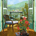 Un Vaso Di Rose Painting by Guido Borelli Un Vaso Di Rose Painting by Guido Borelli