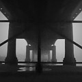 Under the Old Sakonnet River Bridge Photograph by David Gordon Under the Old Sakonnet River Bridge Photograph by David Gordon