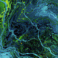 Underwater City Painting by Jennifer Walsh Underwater City Painting by Jennifer Walsh