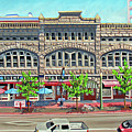 Union Block Building - Boise Painting by Kevin Hughes Union Block Building - Boise Painting by Kevin Hughes