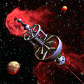 United Earth Space Federation Star Ship Stephen Hawkins Digital Art by Walter Neal United Earth Space Federation Star Ship Stephen Hawkins Digital Art by Walter Neal