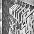 Upward View to West 57 ST NYC BW Photograph by Susan Candelario Upward View to West 57 ST NYC BW Photograph by Susan Candelario