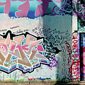 Urban Graffiti Art Panorama 2, North 11th Street, San Jose 1990 Photograph by Kathy Anselmo Urban Graffiti Art Panorama 2, North 11th Street, San Jose 1990 Photograph by Kathy Anselmo