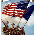 US Army -- Guardian Of The Colors Painting by War Is Hell Store US Army -- Guardian Of The Colors Painting by War Is Hell Store