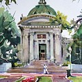US Naval Academy Chapel Painting by Spencer Meagher US Naval Academy Chapel Painting by Spencer Meagher