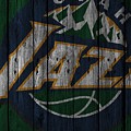 Utah Jazz Wood Fence Duvet Cover for Sale by Joe Hamilton