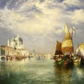 Venetian Grand Canal by Thomas Moran Venetian Grand Canal by Thomas Moran