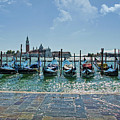 Venice gondolas - morning Photograph by Maria Rabinky Venice gondolas - morning Photograph by Maria Rabinky
