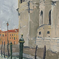Venice. Santa Maria Della Salute Painting by Igor Sakurov Venice. Santa Maria Della Salute Painting by Igor Sakurov