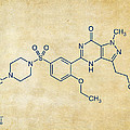 Viagra Molecular Structure Vintage Digital Art by Nikki Marie Smith Viagra Molecular Structure Vintage Digital Art by Nikki Marie Smith