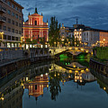 View From A Bridge - Ljubljana - Slovenia by Stuart Litoff View From A Bridge - Ljubljana - Slovenia by Stuart Litoff