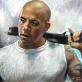 Vin Diesel Pastel by Ylli Haruni Vin Diesel Pastel by Ylli Haruni