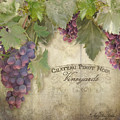 Vineyard Series - Chateau Pinot Noir Vineyards Sign Painting by Audrey Jeanne Roberts Vineyard Series - Chateau Pinot Noir Vineyards Sign Painting by Audrey Jeanne Roberts